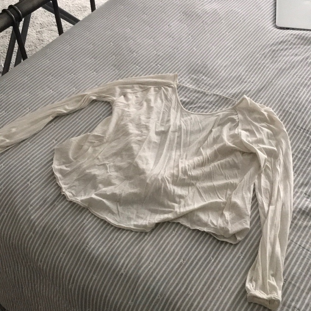 Free people top with open back